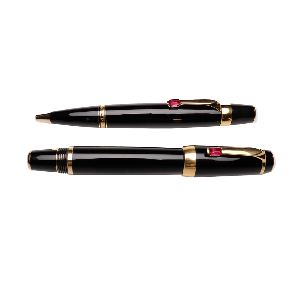 Montblanc Bohème retractable Rouge Fountain pen and Ballpoint in